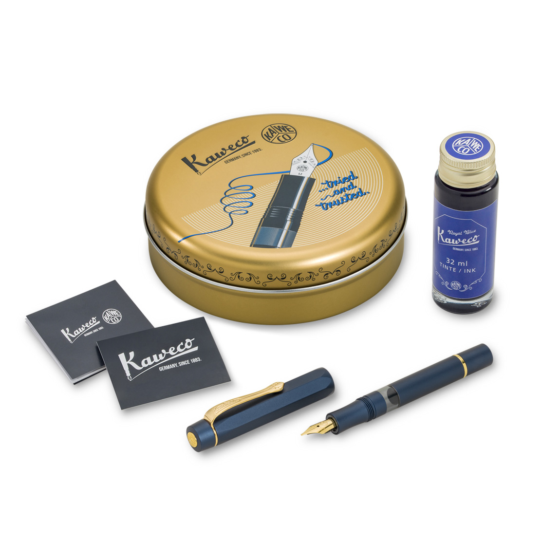Kaweco AL Sport Piston Filler Navy Fountain Pen | Penworld » More
