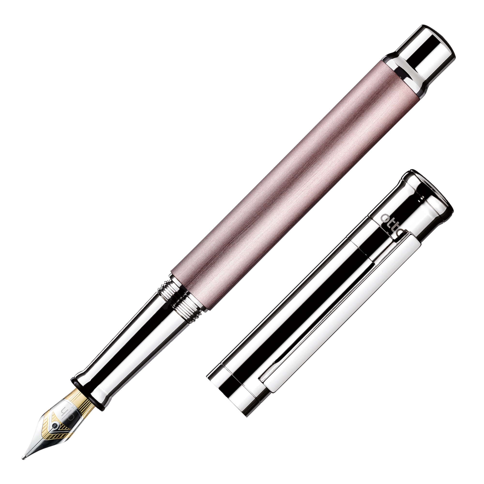 Otto Hutt オートフット Design04 Pearl Pink EF Otto Hutt Design 04 Pearl Pink Fountain Pen | Penworld » More than