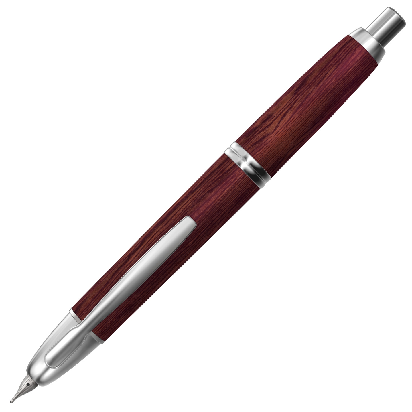 Wood Glasspen Premium 赤 red_wood_schuin.jpg