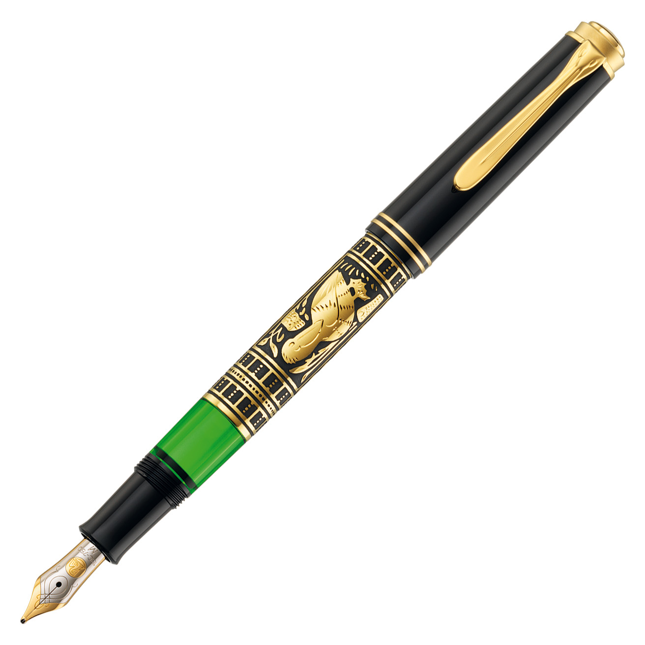 Pelikan ペリカン M700 TOLEDO トレド 1674 toledo_700_schwarz_kappe_auges