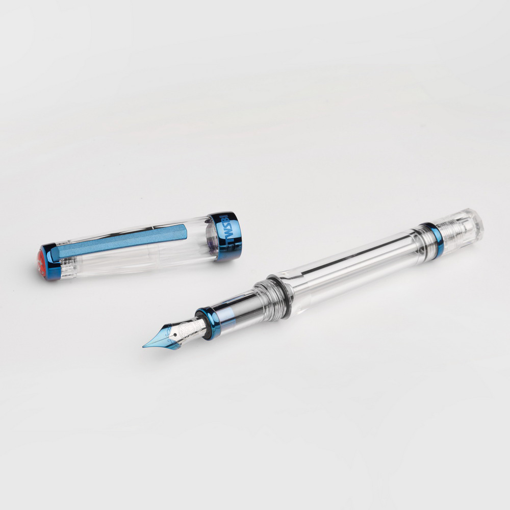 TWSBI VAC 700R Kyanite Blue Fountain Pen Clear | Penworld » More